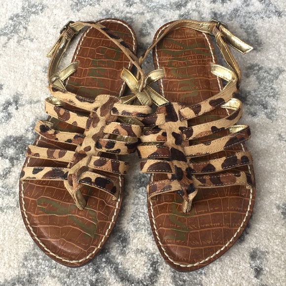 sam edelman bernice sandal leopard